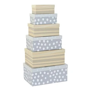 Juego de Cajas Decorativas DKD Home Decor Multicolor Cartón Infantil León 41 - Imagen 1 de 4