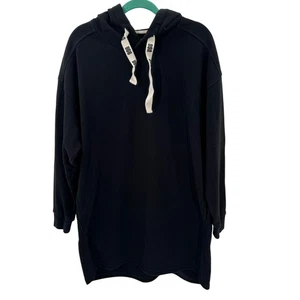 Sudadera con capucha larga UGG negra de gran tamaño con bolsillos laterales para mujer XL - Imagen 1 de 8