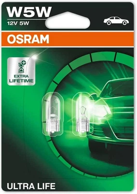 Osram ULTRA LIFE, W5W, Double Blister (2 lamps) - Bild 1 von 3