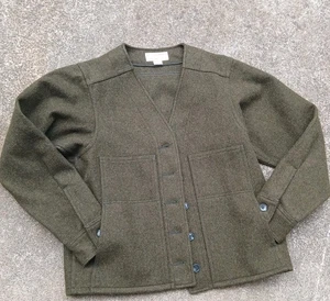 Vintage Filson Jacket  Wool  Chore Barn Field Womens M Adjustable 4 Pocket  - Picture 1 of 9