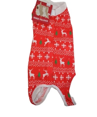 Christmas  Red Nordic Small Dog Pet  Easy On Hook and  Latch   New  Tag Damage - Image 1 of 4