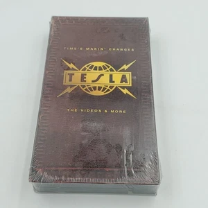 TESLA Time's Makin' Changes The Videos & More HARD ROCK 1995 VHS  Brand New - Imagen 1 de 3