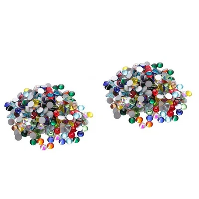  2 Pezzi Perline Creazione Gioielli Cristallo per Artigianato Kit Perline Decorative - Immagine 1 di 4