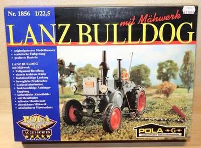 Pola 1856 Tractor, Lanz Bulldog, LGB, G Gauge, Kit Original Packaging - Image 1 of 4