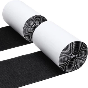 4.4 Inches x 7 Feet Strong Sticky Back Heavy Duty Hook and Loop Tape Adhesive - Picture 1 of 7