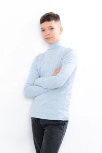 Long Sleeve (unisex), Any season, Nosi svoe 6068-040-1 (blakytnyj-melanzh) - Picture 1 of 2