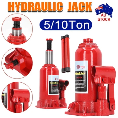 5/10Ton Hydraulic Bottle Jack Heavy-Duty Car Lifter Lifting Repair Tool Truck - image 1 of 4