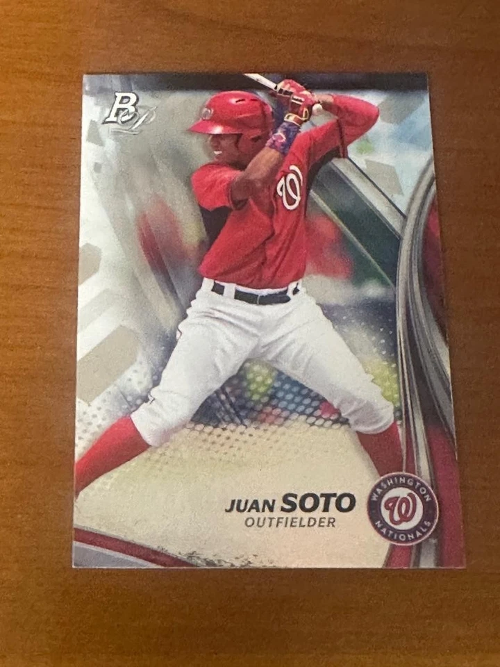 Bowman Platinum Top Prospects 2017 Juan Soto #TP-JS RC novato Foto 1 de 1
