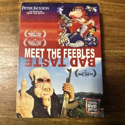 👺 „MEET THE FEEBLES & BAD TASTE“ [2-DVD BOX PETER JACKSON FSK18 VERSION] - Bild 1 von 3