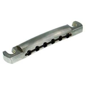 Faber TP-59 Standard Aluminum Stop Tailpiece Aged Nickel 3010-2 - Picture 1 of 2