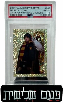 2001 Panini Harry Potter The Philosophers Stone Sticker #203 Harry Potter PSA 8 - Bild 1 von 2