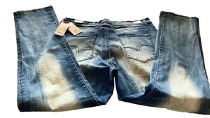 NWT Lee Cooper London Leigh 2015 $99 Distress Acid Jeans 34x32 (actual 35x31) - Picture 1 of 20