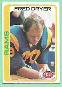 1978 Topps Football Fred Dryer #366 Rams