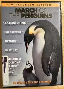 March of the Penguins (DVD, 2005) Documentary Narrated by Morgan Freeman ~TESTED - Picture 1 of 4