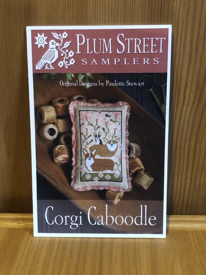Corgi Caboodle Cross Stitch Chart By Plum Street Samplers - Image 1 of 3