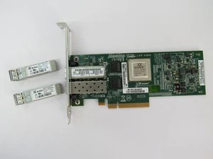 QLOGIC QLE8152-SR-T-N 10gb ADAPTER QLE8152 Dual Port W/ 2 SFP+10G Transceivers - Picture 1 of 7