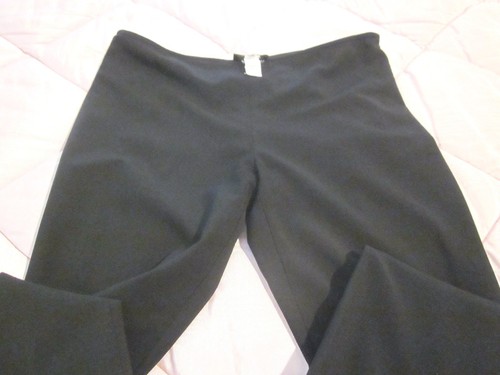 Pantalone pantalone GIANNI VERSACE COUTURE nero lana LOW RISE BACK SCRUNCH TAGLIA 6