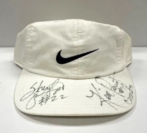 Sheryl Swoopes/Kim Perrot Signed Nike Cap Beckett BAS HOF WNBA Comets NWT - Picture 1 of 5