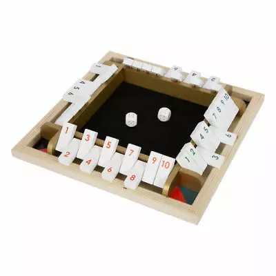 Legler Würfelspiel Shut the Box Gold Edition, Gesellschaftsspiel, ab 6 Jahre - Bild 1 von 4