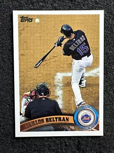 CARLOS BELTRAN #515 2011 Topps Béisbol CANTIDAD Mets de Nueva York - Imagen 1 de 3