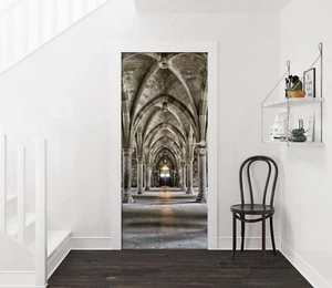 3D Gray Pillar I8035 Door Wall Stickers Wall Murals Wall Print Deco Erin 2023 - Picture 1 of 11