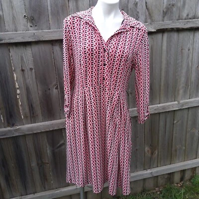 VESTIDO MIDI GEOMÉTRICO KENAR TALLA 10 Foto 1 de 4