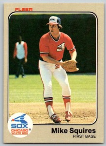 1983 Fleer Mike Squires Chicago White Sox #250