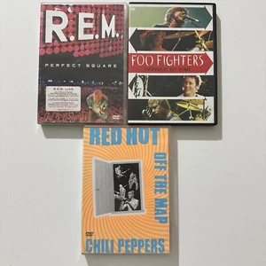 Red Hot Chili Peppers Foo Fighters R.E.M. 3 DVD Bundle Concert PAL - Imagen 1 de 14