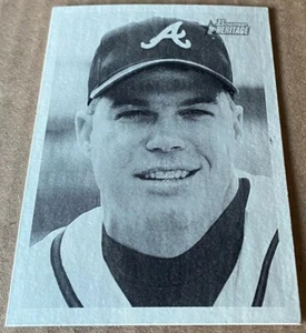 CHIPPER JONES HOF 2001 BOWMAN HERITAGE Card #1  NM-MT Condition - Picture 1 of 2