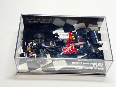 MINICHAMPS Italian GP 2008 Winner 1 :43 Vettel SCUDERIA TORO ROSSO - Image 1 of 4
