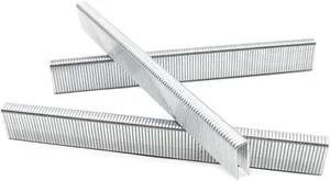 Finish Staples, 1/4 Inch Narrow Crown, 18 Gauge L Wire, Upholstery, Carpenter - Picture 1 of 12