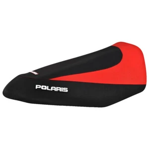 Polaris RMK 600 800 900 Dragon 05-07 Seat Cover BLK & RED SIDES / BLACK TOP #312 - Bild 1 von 3