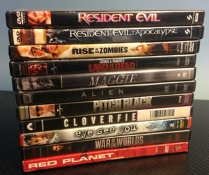 11 Zombie / Sci-Fi Horror DVD Lot: Alien, Land of the Dead, Cloverfield, Maggie - Picture 1 of 11