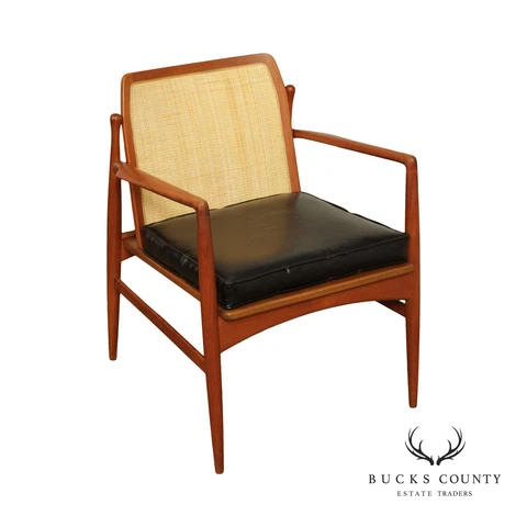 Ib-Kofod Larsen for Selig Danish Modern Teak Lounge Chair Cover