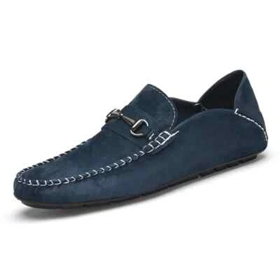  Mocasines para hombre Zapatos informales Hechos a mano Mocasines transpirables Zapatos sin cordones para conducir  Foto 1 de 4