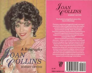 JOAN COLLINS - UNA BIOGRAFÍA de ROBERT LEVINE edición de bolsillo del Reino Unido 1986 C#R - Imagen 1 de 1