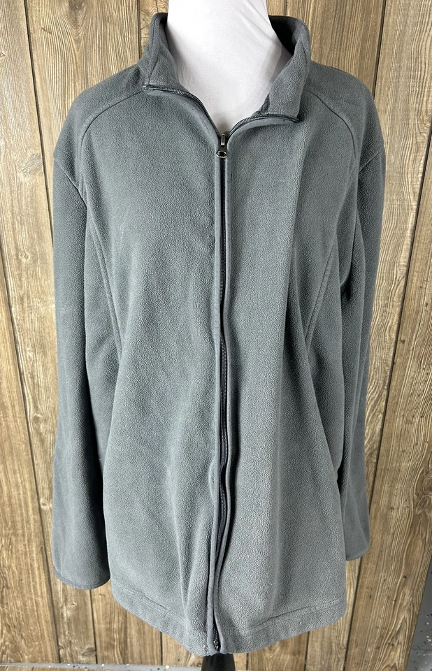 Sudadera chaqueta gris con cremallera Merona para mujer talla 3 Foto 1 de 4