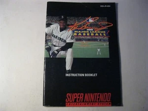Ken Griffey Jr. Major League Baseball Super Nintendo nur Anleitung  - Bild 1 von 2