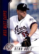 2016 Reno Aces Choice #9 Matt Capps Roswell Georgia GA Baseball Card