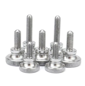 Edelstahl gerändelte Daumenschraube hoher Typ Handgriff Knauf Bolzen M3 M4 M5 M6 M8 - Bild 1 von 6