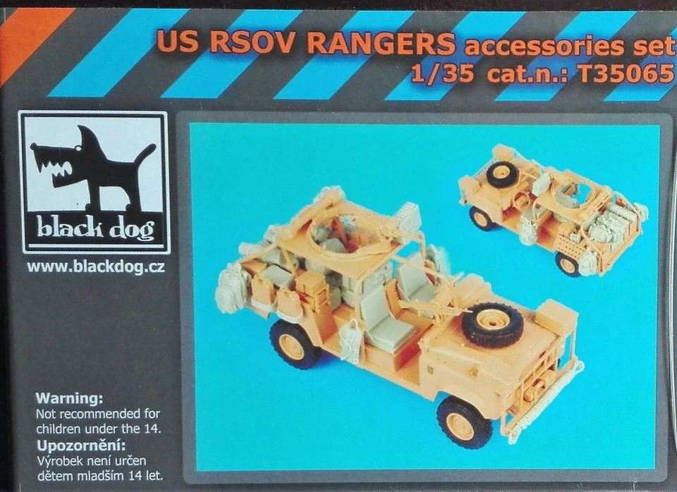 MODELLISMO - US RSOV RANGERS accesories set - BLACK DOG 1:35 Scale - Immagine 1 di 1