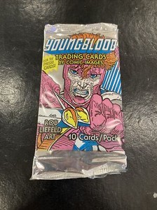 1992 Comic Images Youngblood Trading Card Pack Rob Liefeld Art