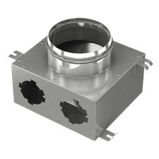 Ventilazione nord Tubo Flessibile Sistema Scatola di distribuzione da ø125 a 2 FlexVent