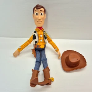 Thinkway Toy Story 3 Talking Sheriff Woody Doll Interactive Hat - Tested Working - Picture 1 of 12