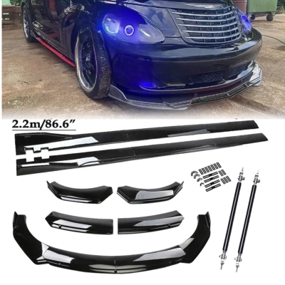 For Chrysler PT Cruiser Limited Front Bumper Lip Splitter Spoiler Body Kit Gloss - Image 1 of 4