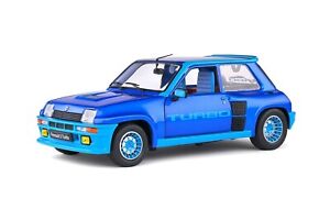 SOLIDO 1:18 Scale Diecast - 1981 Renault 5 Turbo in Blue - Full Openings