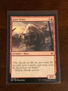 Magic the Gathering Fate Reforged Gore Swine - Picture 1 of 2
