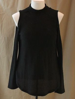 Decree, 1X Jrs Plus, Suéter Negro Hombro Abierto, Nuevo con Etiquetas Foto 1 de 4