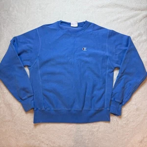 Vintage Champion Reverse Weave Sweatshirt Blue Mens Medium Crewneck Medium EUC - Picture 1 of 7