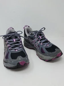 Asics Gel Kahana T0E5N Womens 11 Gray Purple Trail Running Shoes **No Insoles** - Picture 1 of 14